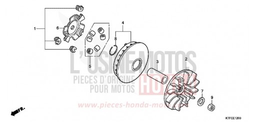DRIVE FACE SH150RC de 2012